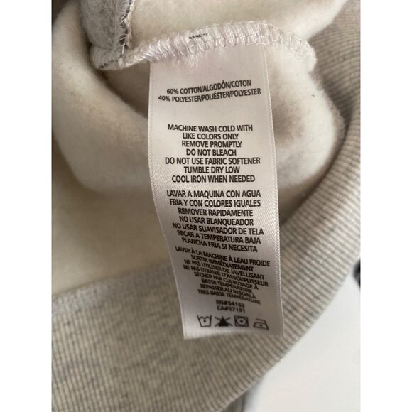 NWT Tommy Hilfiger Sport Women’s Gray Colorblock Sweatshirt Size L - Picture 4 of 6